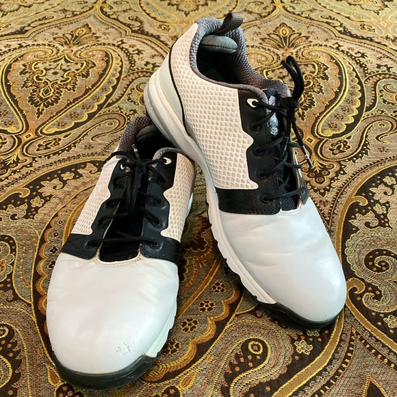 Footjoy ContourFIT White Golf Shoes 54091 Men’s 9M - Picture 1 of 16